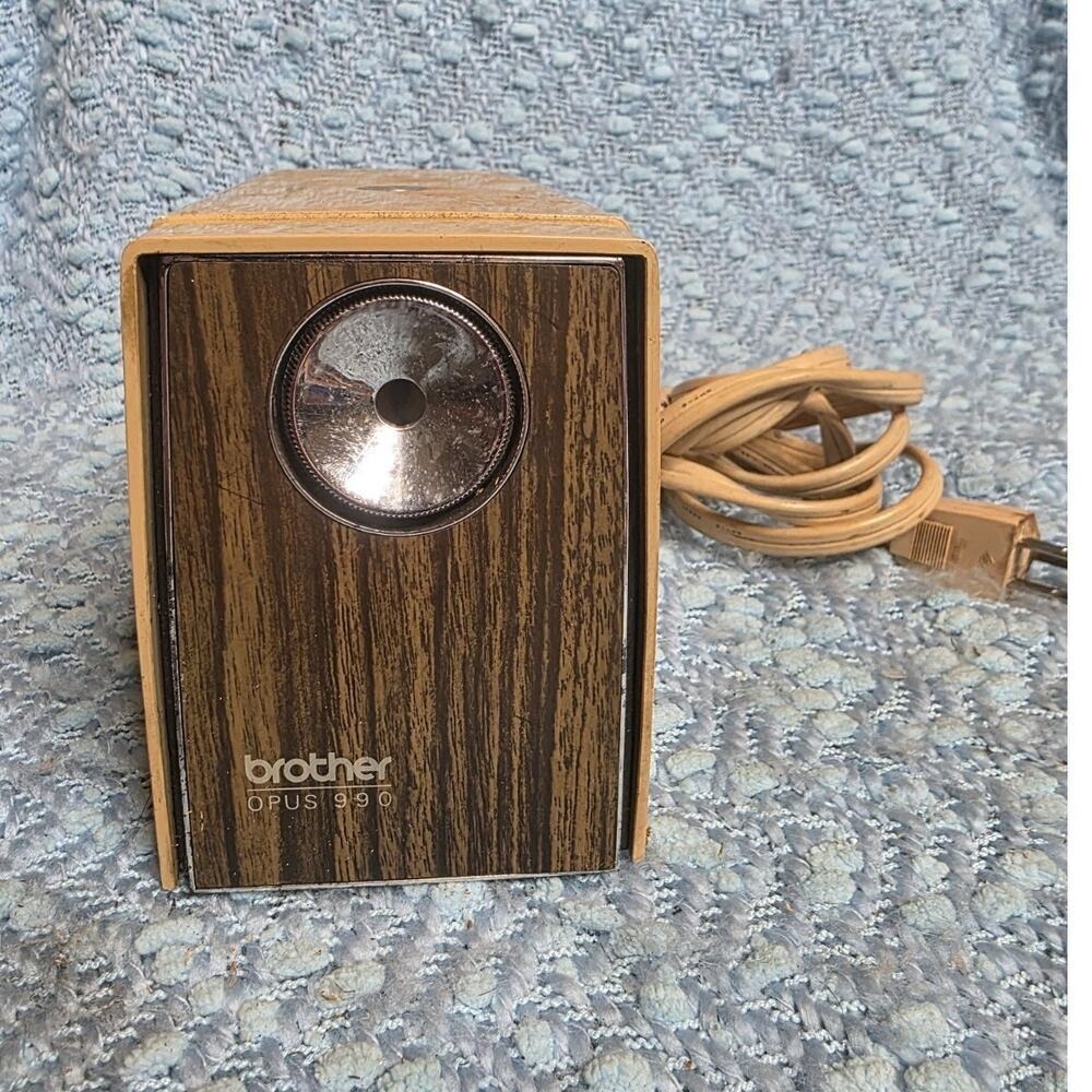 Vintage Brother Opus 990 Electric Pencil Sharpener Tested IT WORKS